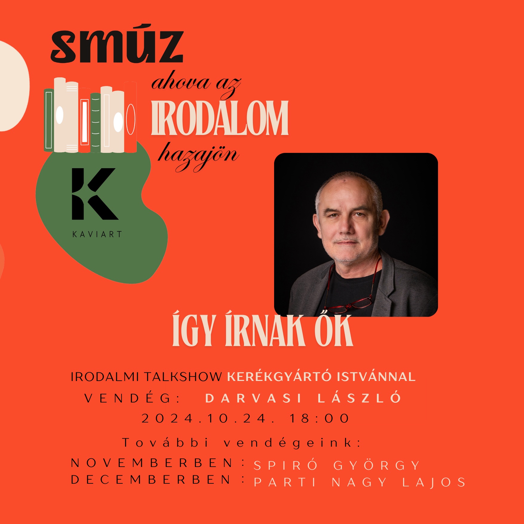 Darvasi László a Kaviartban